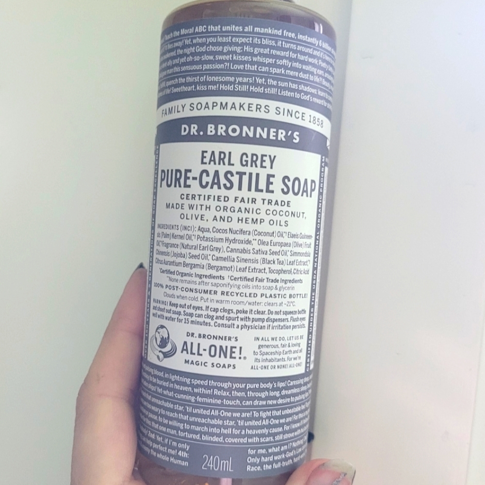 Dr Bronners Earl Grey Castile Soap 240ml